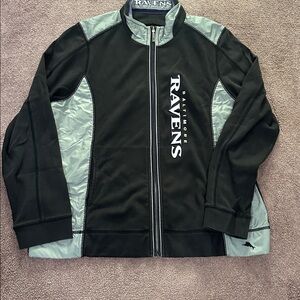 Tommy Bahama Black and Gray Ravens Jacket